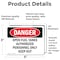 Signmission 3.5 in Height, 5 in Width, Vinyl Decal, Rectangle OS-2PACK-DS-D-35-L-1908 - alternate 3